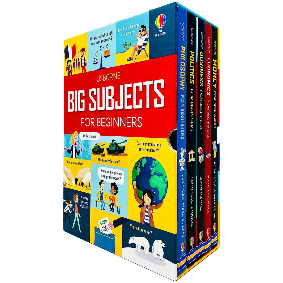 Usborne Big Subject for Beginners 5 Books Collection Box Set 
