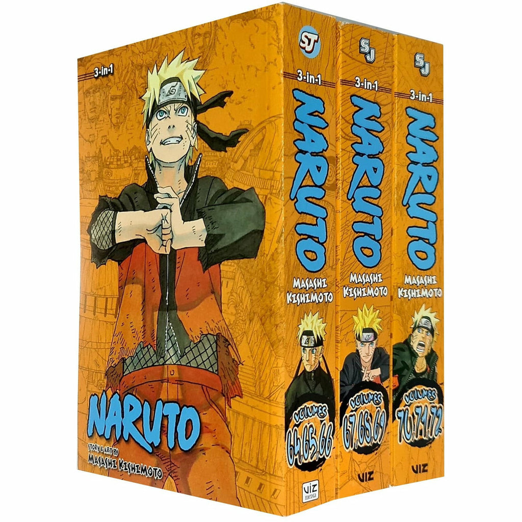 1-9 naruto retailer 3 in 1 viz bigs (27 volumes)