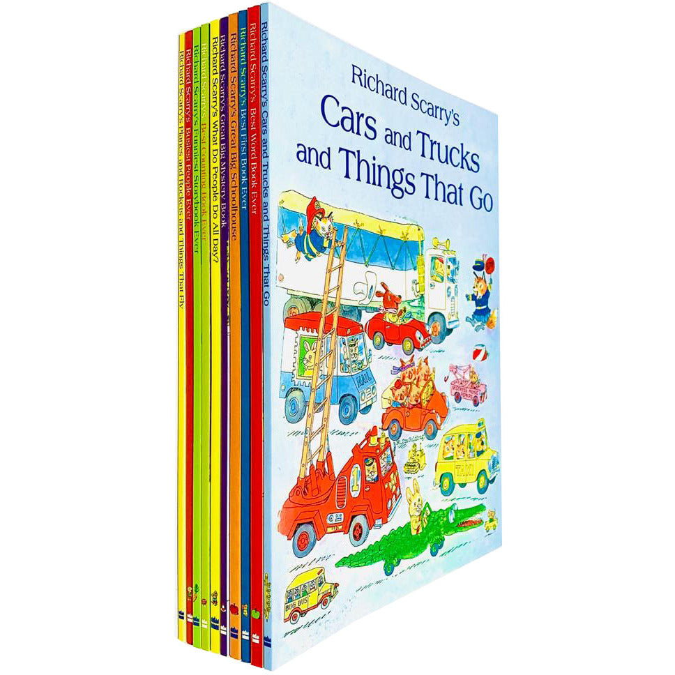 Richard Scarry Collection 10 Books set Best First Book Ever