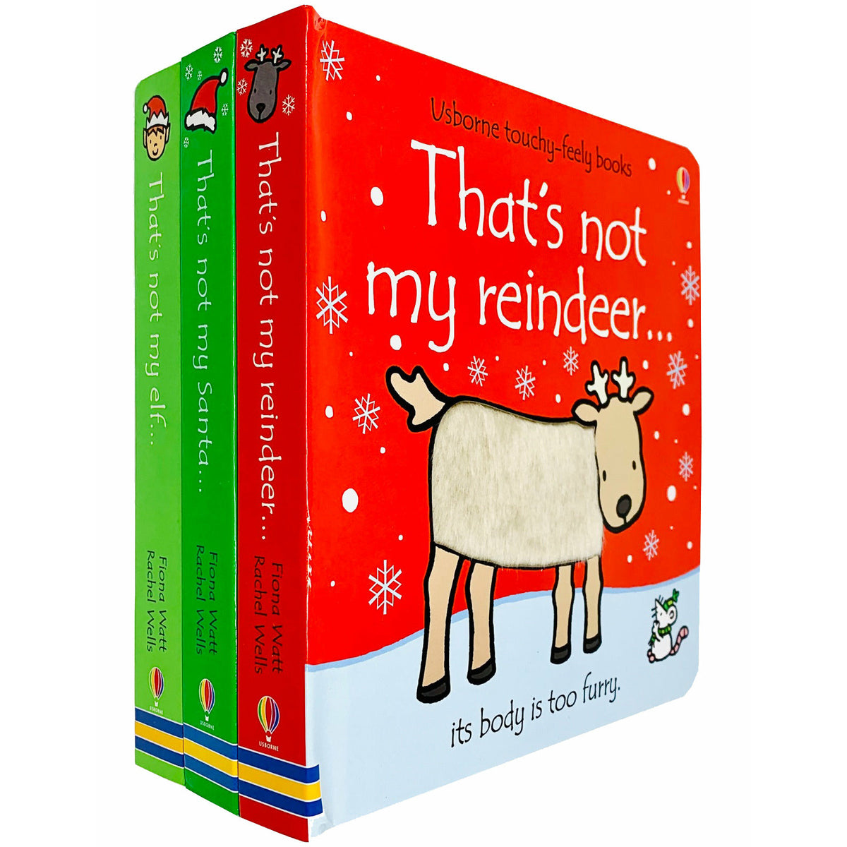 Thats Not My Christmas Collection Usborne Touchy Feely 3 Books Set By