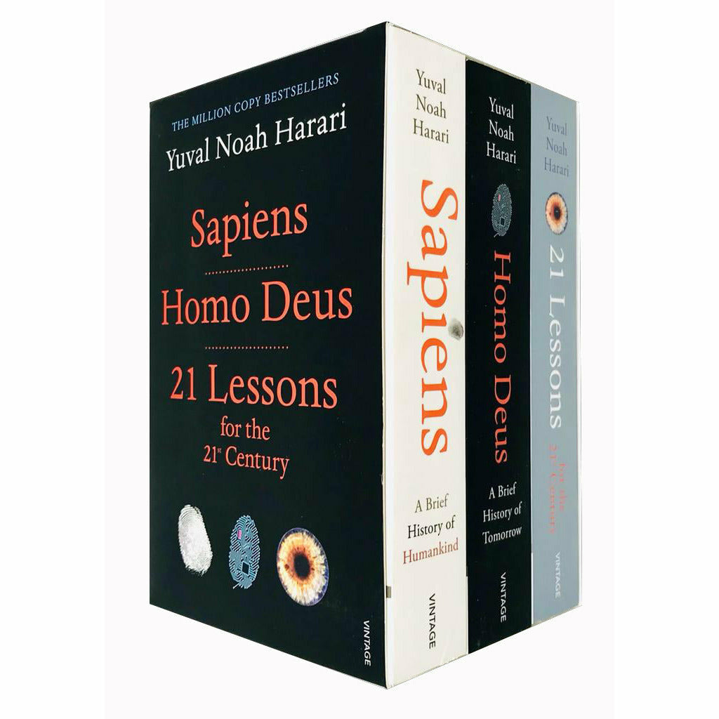 Yuval Noah Harari 3 Books Collection Box Set Sapiens Homo Deus 21