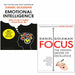 Daniel Goleman Collection 2 Books Set Focus, Emotional Intelligence - The Book Bundle