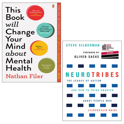 This Book Will Change Your Mind About Mental Health & NeuroTribes: The Legacy of Autism and How to Think Smarter 2 Books Set - The Book Bundle