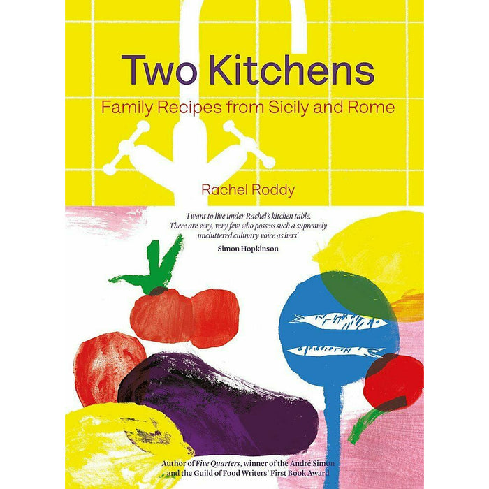 Rachel Roddy 3 Books Collection Set (An A Z of Pasta, Two Kitchens, Five Quarters) - The Book Bundle