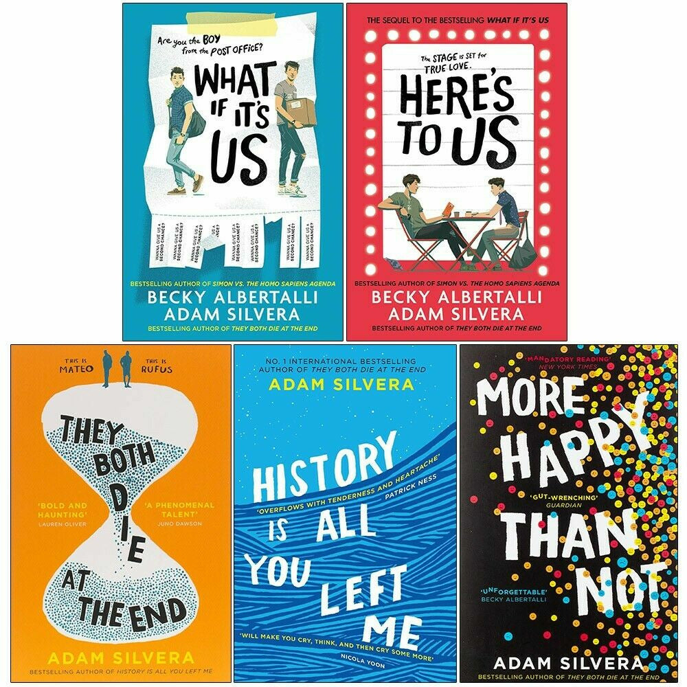 Adam Silvera 5 Books Collection Set What if it's us & They Both Die at ...