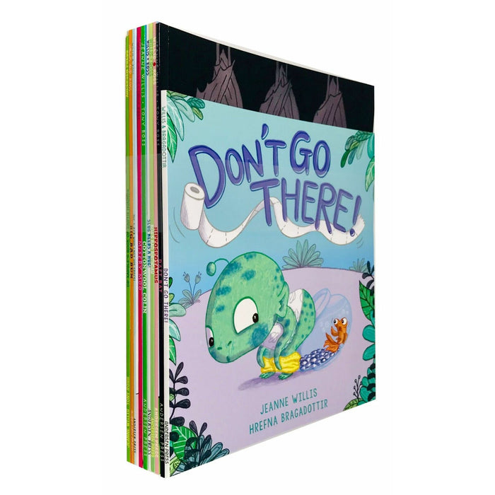 Jeanne Willis Collection 10 Books Set Don't Go There!, Daft Bat, Big Bad Bun - The Book Bundle