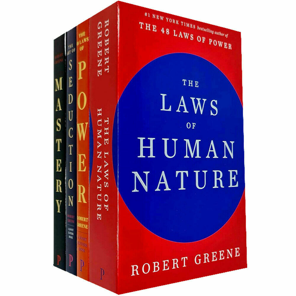 Robert Greene Collection 4 Books Set (The Art of Seduction, Mastery, The  Concise 48 Laws of Power, The Laws of Human Nature)