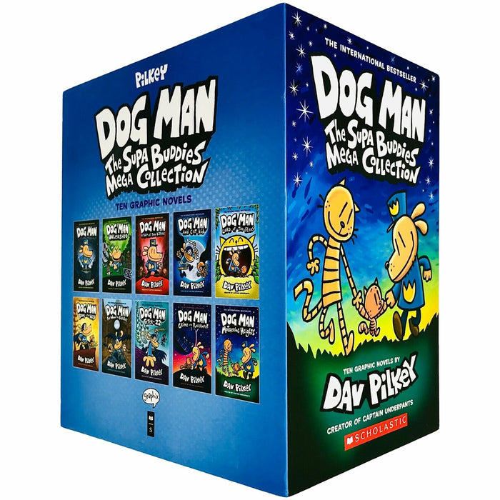 Dog Man Books Series Set 1-10