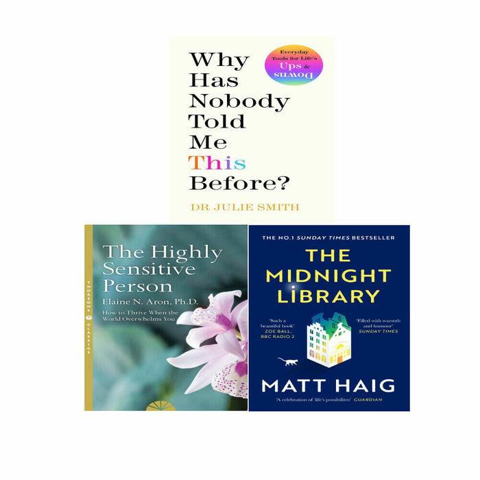 Why Has Nobody,Highly Sensitive Person,Midnight Library 3 Books Collection Set - The Book Bundle