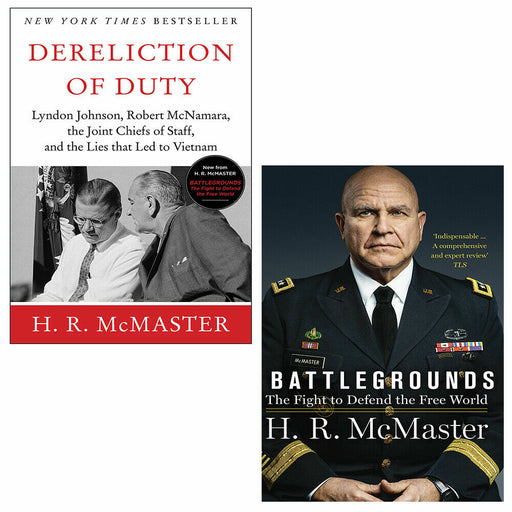 H.R. McMaster Collection 2 Books Set (Battlegrounds, Dereliction of Duty) - The Book Bundle