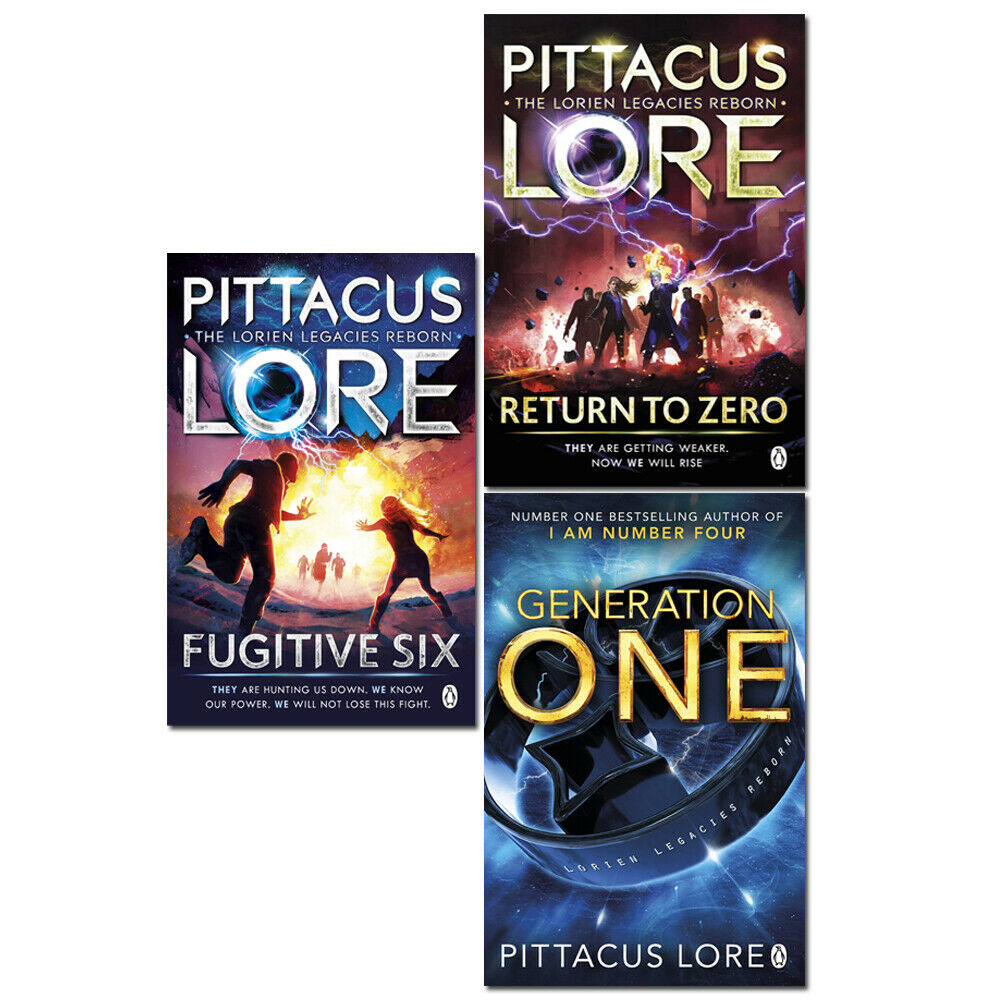 Lorien Legacies Pittacus Lore 7 Book Set: Number Four, Power of