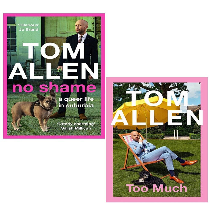 Tom Allen Collection 2 Books Set Too Much, No Sham queer life in suburbia - The Book Bundle