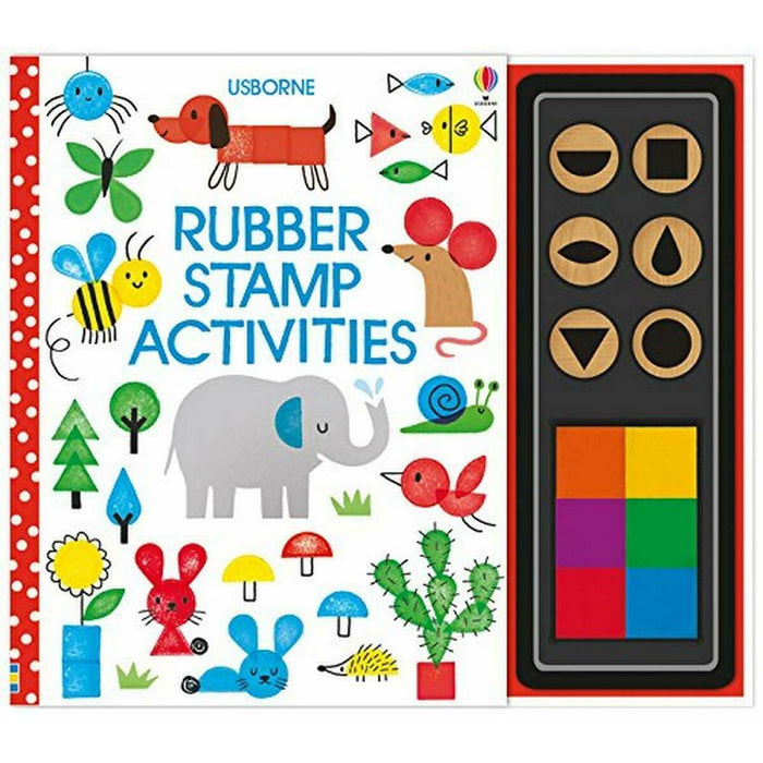 Rubber Stamp Activities Fiona Watt 2  Books Collection Set NEW - The Book Bundle