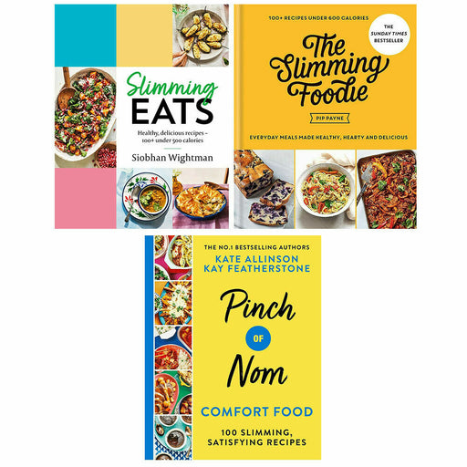 Slimming Eats, Pinch of Nom Comfort Food, Slimming Foodie 3 Books Collection Set - The Book Bundle