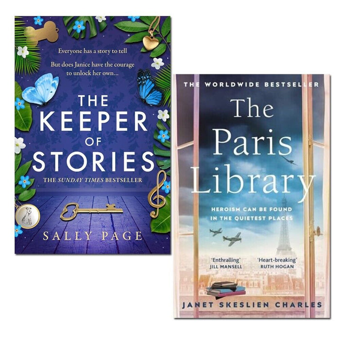 The Keeper of Stories Sally Page, Paris Library Janet Skeslien Charles 2 Books Set - The Book Bundle