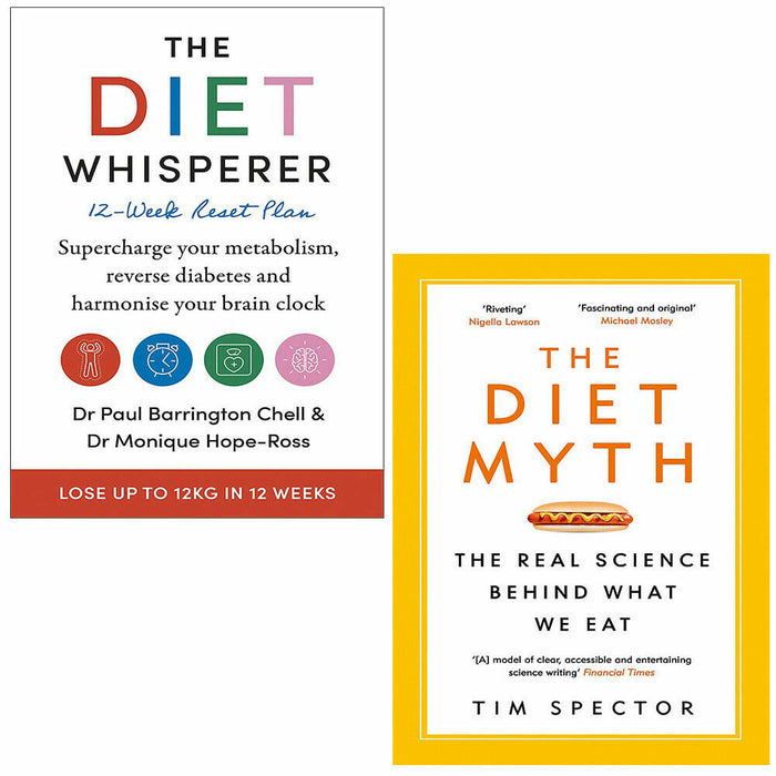 Diet Whisperer Paul Barrington, Diet Myth Professor Tim Spector 2 Books Set - The Book Bundle