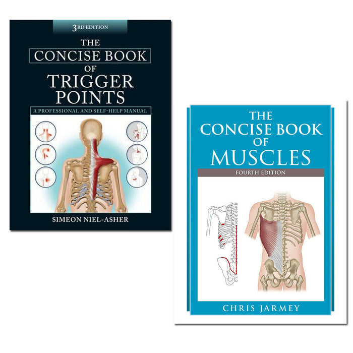 The Concise Book of Trigger Points, Concise Book of Muscles 2 Books Collection Set - The Book Bundle