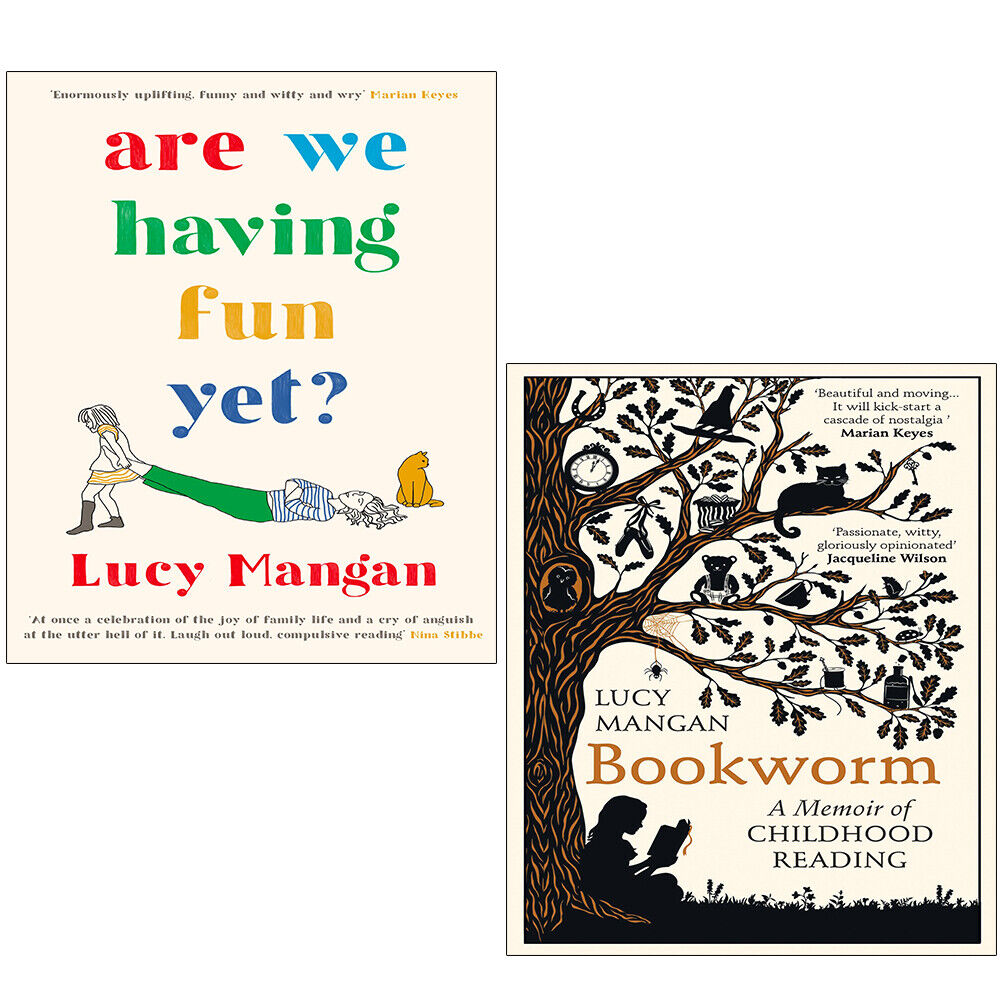 Lucy Mangan Collection 2 Books Set Are We Having Fun Yet Bookworm