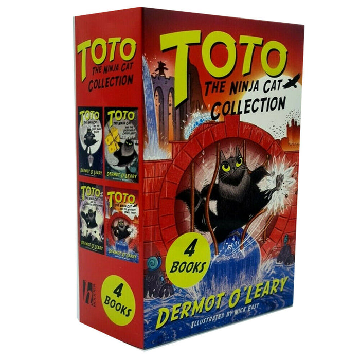 Toto the Ninja Cat Series 4 Books Collection Box Set By Dermot O’Leary ( the Great Snake Escape) - The Book Bundle