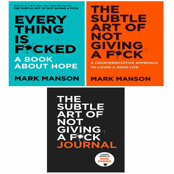 Mark Manson Collection 2 Books Set (The Subtle Art of Not Giving a Fck,  Everything Is Fcked): Mark Manson: 9789123799688: : Books