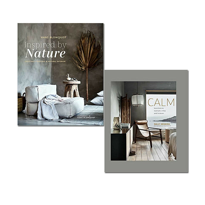 Inspired by Nature Hans Blomquist, Calm Sally Denning 2 Books Set - The Book Bundle