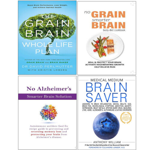 Medical Medium Brain Saver, Whole Life Plan,Alzheimer's,No Grain Smarter 4 Books Set - The Book Bundle